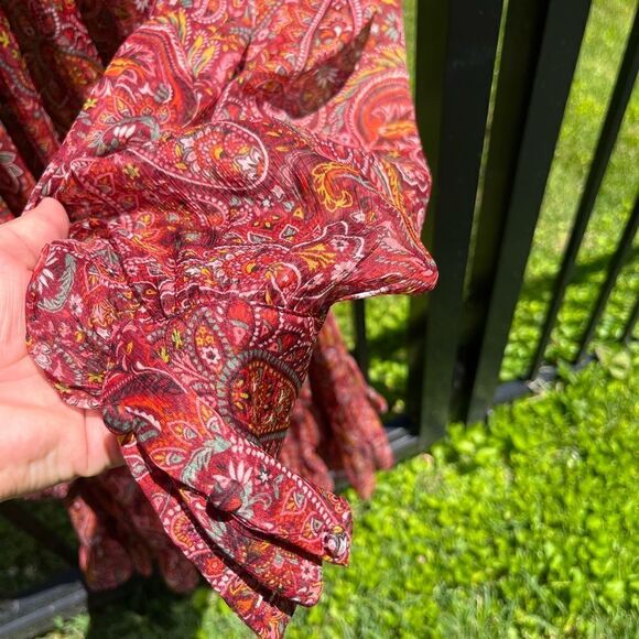 Misa Los Angeles Gianna Smocked Paisley Dress NWT - Picture 5 of 9